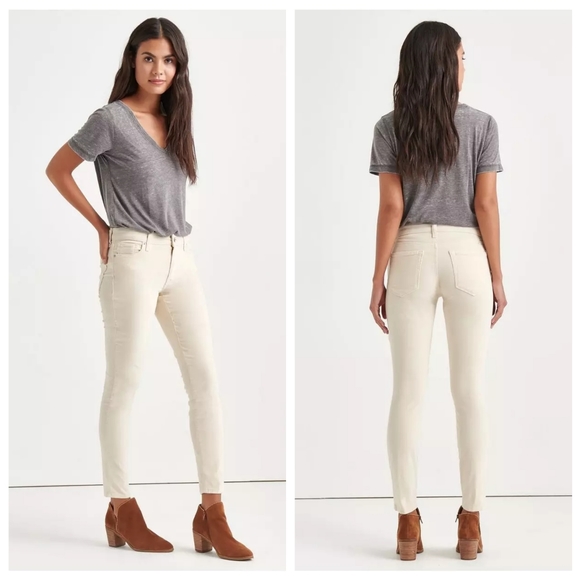 LUCKY BRAND Ava Skinny Corduroy Pants - Picture 2 of 6